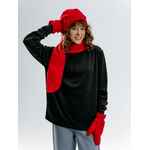 Варежки FLEECY, красные