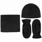 Варежки FLEECY, черные