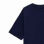 Джемпер с коротким рукавом SILUETTI VOLUMICA, темно-синий, размер XS/S