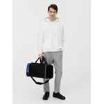 Спортивная сумка FITNEXT, черная с синим