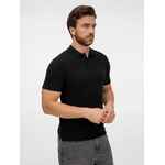 Рубашка поло унисекс TERVISE, черная, размер S