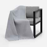 Плед вафельный ELENGLECT, светло-серый