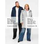 Куртка-парка унисекс SFERA, темно-синяя, размер S