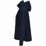 Куртка софтшелл с капюшоном женская RACE WOMEN, темно-синяя, размер S