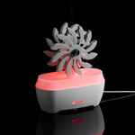 Увлажнитель-ароматизатор STEAM SPIN, белый с серым