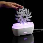 Увлажнитель-ароматизатор STEAM SPIN, белый с серым