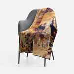 Плед MULTICOLOR NET на заказ, S, полушерсть