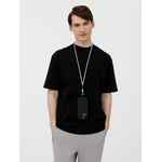 Шнурок для бейджа TUBE METAL, серый