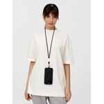 Шнурок для бейджа TUBE METAL, черный