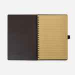 Блокнот на спирали COFFEIST, коричневый