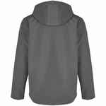 Куртка софтшелл с капюшоном мужская RACE MEN, темно-серая, размер S