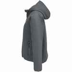 Куртка софтшелл с капюшоном женская FALCON WOMEN, темно-серая, размер S