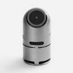 BLUETOOTH-колонка с беспроводной зарядкой DROID, серая