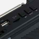 BLUETOOTH-колонка с радио COMRADIO, черная