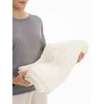 Плед CURVE VERVE, молочно-белый