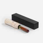 Зонт складной CLOUDBURST в подарочной упаковке, бежевый