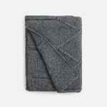 Плед CURVE VERVE, серый меланж (маренго)