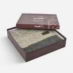 Плед MAGNOLIA, коричневый