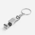 Брелок-подставка с открывалкой VIRKE, серебристый