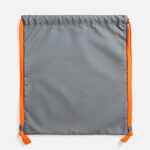 Рюкзак B3, серый с оранжевыми лямками