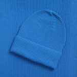 Шарф NOBILIS MONO, синий (аква)