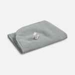 Надувная подушка под шею в чехле SLEEP, темно-серая