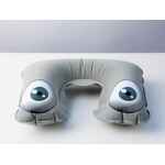 Надувная подушка под шею в чехле SLEEP, темно-серая