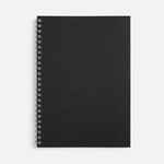 Блокнот SALVADOR в клетку, черный VER.2