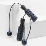 Беспроводная скакалка SILENTINO, черная с синим