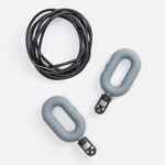 Мультифункциональная скакалка с эспандером MULTI MCFLY, серая