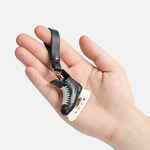 Брелок «Хоккейный конек», черный