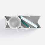 Набор WHITE SHALL SIMPLE, бирюзовый