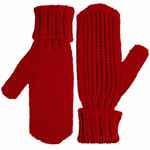 Варежки NORDKYN, глубокий красный, размер L/XL