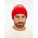 Шапка HOLIDALE, красная с молочным
