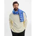 Шарф HOLIDALE, синий с молочным