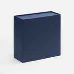 Коробка складная QUADRA FOLD, темно-синяя