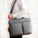 Сумка для ноутбука L255, темно-серая