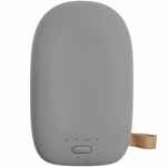 Аккумулятор с беспроводной зарядкой PEBBLE WIRELESS 9000 мАч, серый