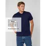 Рубашка поло мужская VIRMA STRETCH, темно-синяя, размер M