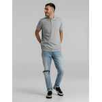 Рубашка поло мужская VIRMA PREMIUM, серый меланж, размер S