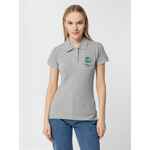 Рубашка поло женская VIRMA PREMIUM LADY, серый меланж, размер L