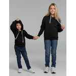 Толстовка с капюшоном детская KIRENGA KIDS, черная, 6 лет