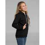 Толстовка с капюшоном детская KIRENGA KIDS, черная, 6 лет