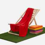 Флисовый плед WARM&PEACE, красный