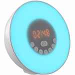 Лампа-колонка DREAMTIME для пробуждения светом и музыкой, белая