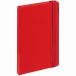 Блокнот SHALL, в линейку, красный