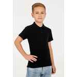 Рубашка поло детская VIRMA KIDS, черная, 12 лет
