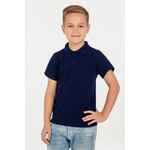 Рубашка поло детская VIRMA KIDS, темно-синяя, 6 лет