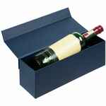 Коробка под бутылку COLOR JACKET, синяя