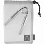 Эспандер HARD WORK, серебристый